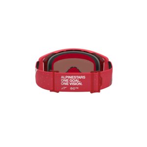Alpinestars Supertech Vesta Motocross Goggles Red/Chrome Mirror Lens - Image 4