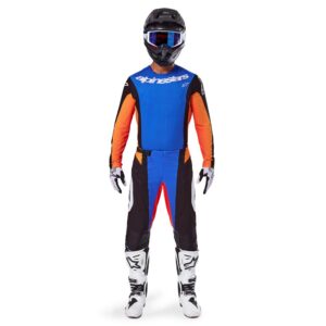Alpinestars Techstar Melt Motocross Pants Orange/Blue - Image 3