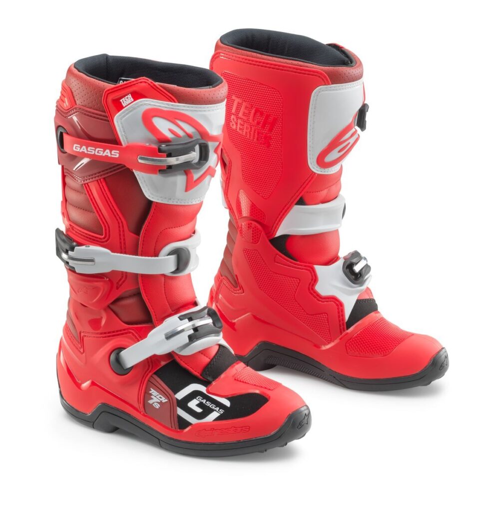 GasGas Tech 7s Motocross Boots Youth Red