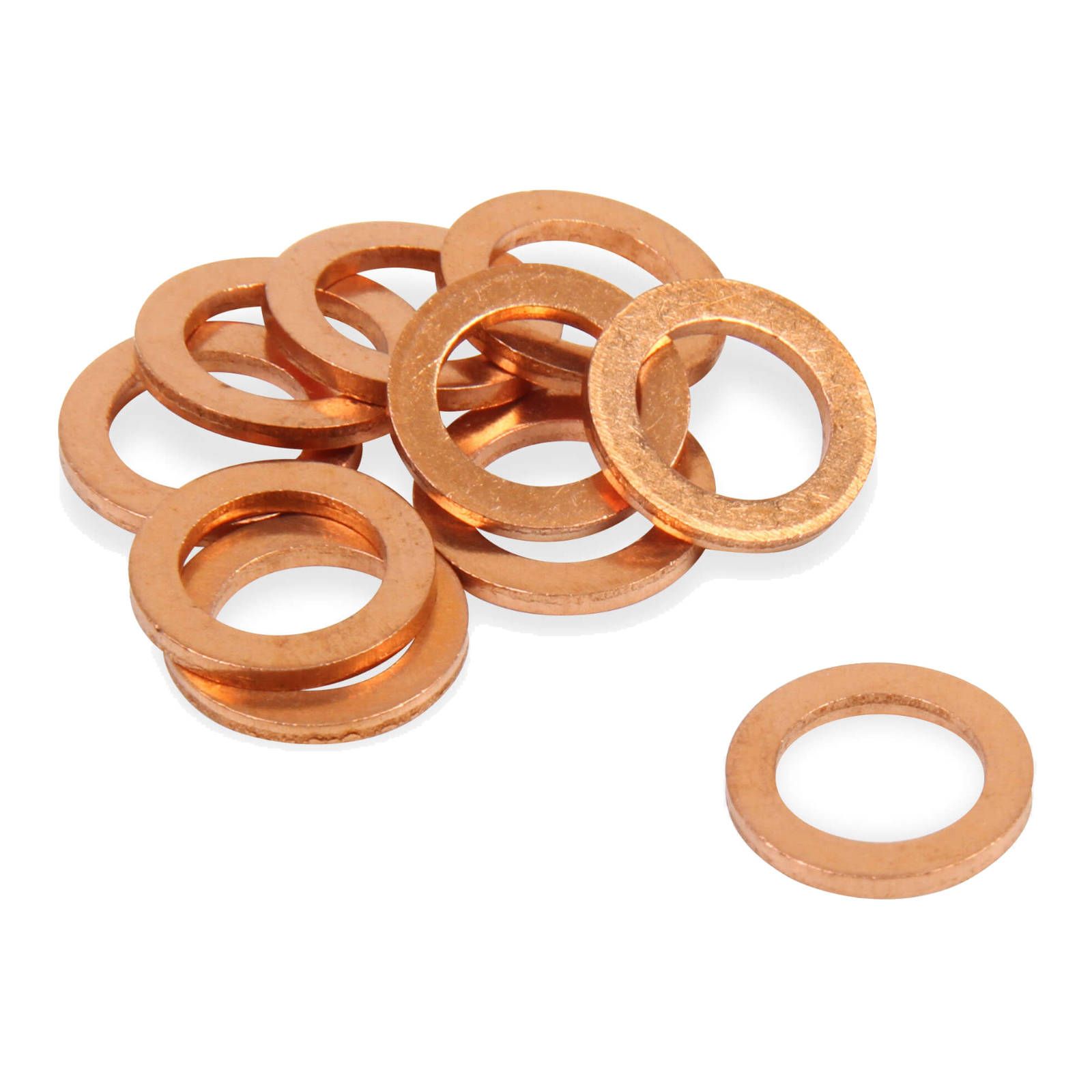 WHITES CRUSH WASHER - COPPER 10 X 18 X 1.5 (100pcs/pk) - Image 1