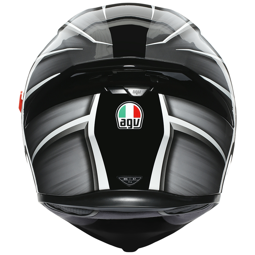Road Helmet AGV K-5 S Tempest Black/Silver