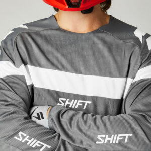 Motocross Jersey Shift White Label Void Grey/White - Image 5