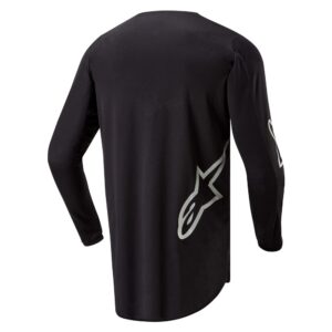 Alpinestars Fluid Graphite Motocross Jersey Black/Silver - Image 2