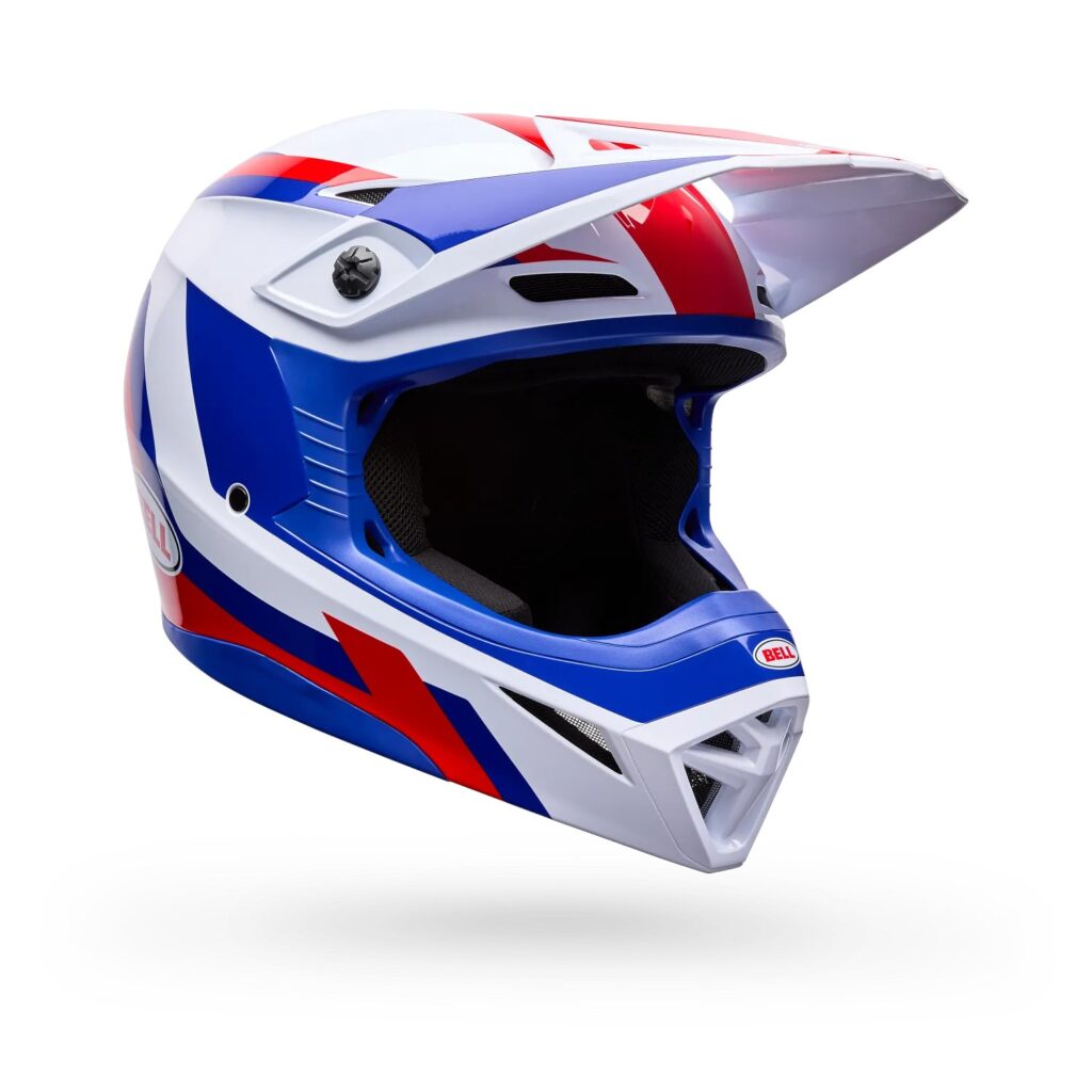 Bell MX-10 Mips Dyno ECE Motocross Helmet Red/White