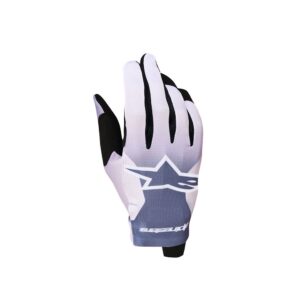Alpinestars Radar Motocross Gloves Ash Grey/Light Lilac/White/Black - Image 1
