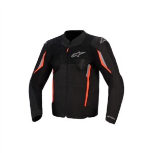 Alpinestars AST v3 Air Road Jacket Black/Dark Gray/Red Fluoro - Image 1