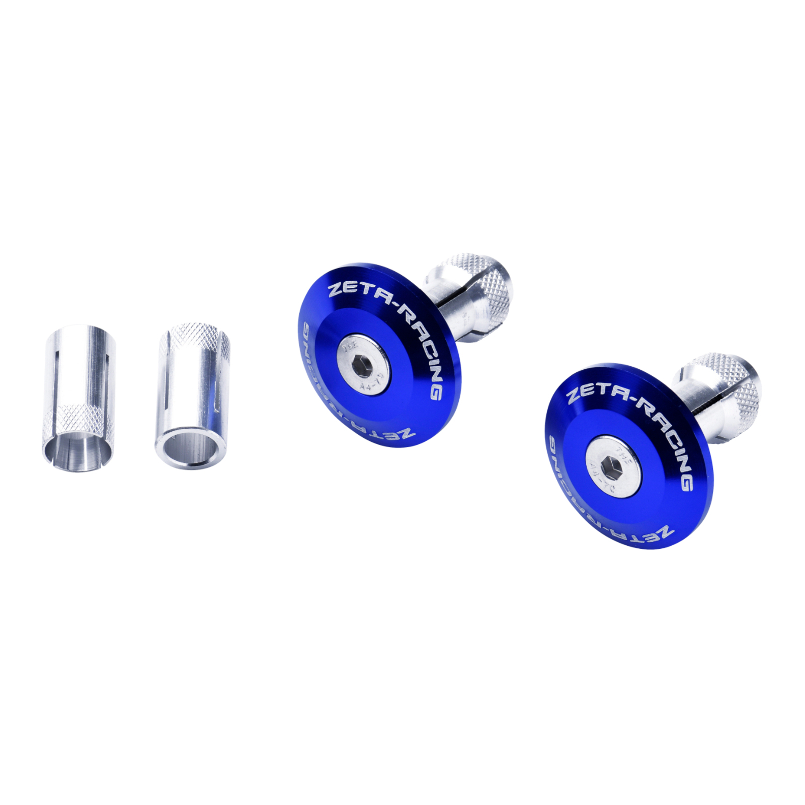Zeta Bar End Plug 35mm 2pcs - Blue - Image 2