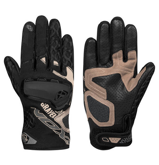 Ixon Gravel Air Road Gloves Black/Sand