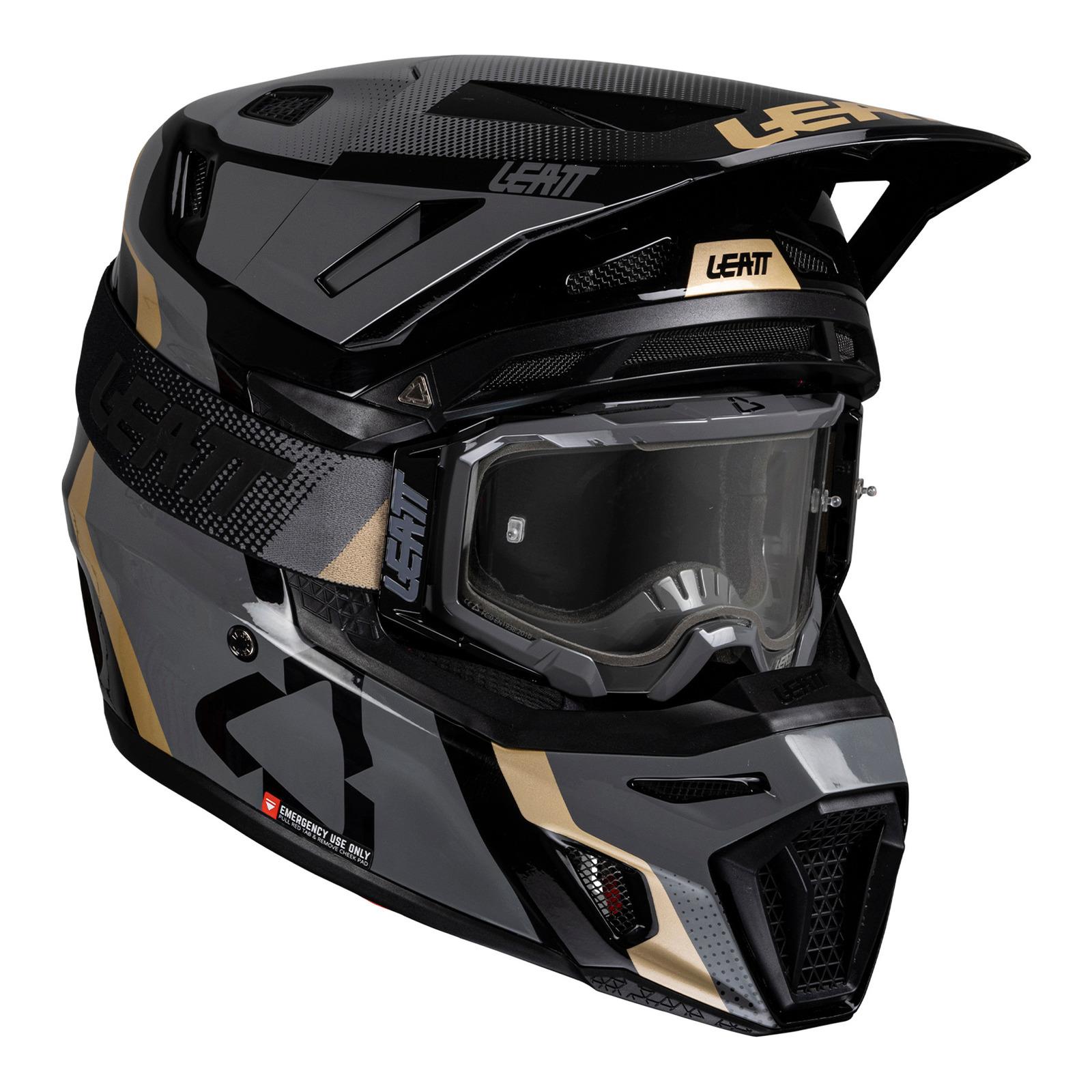 Leatt 8.5 Motocross Helmet Kit - Black - Image 1