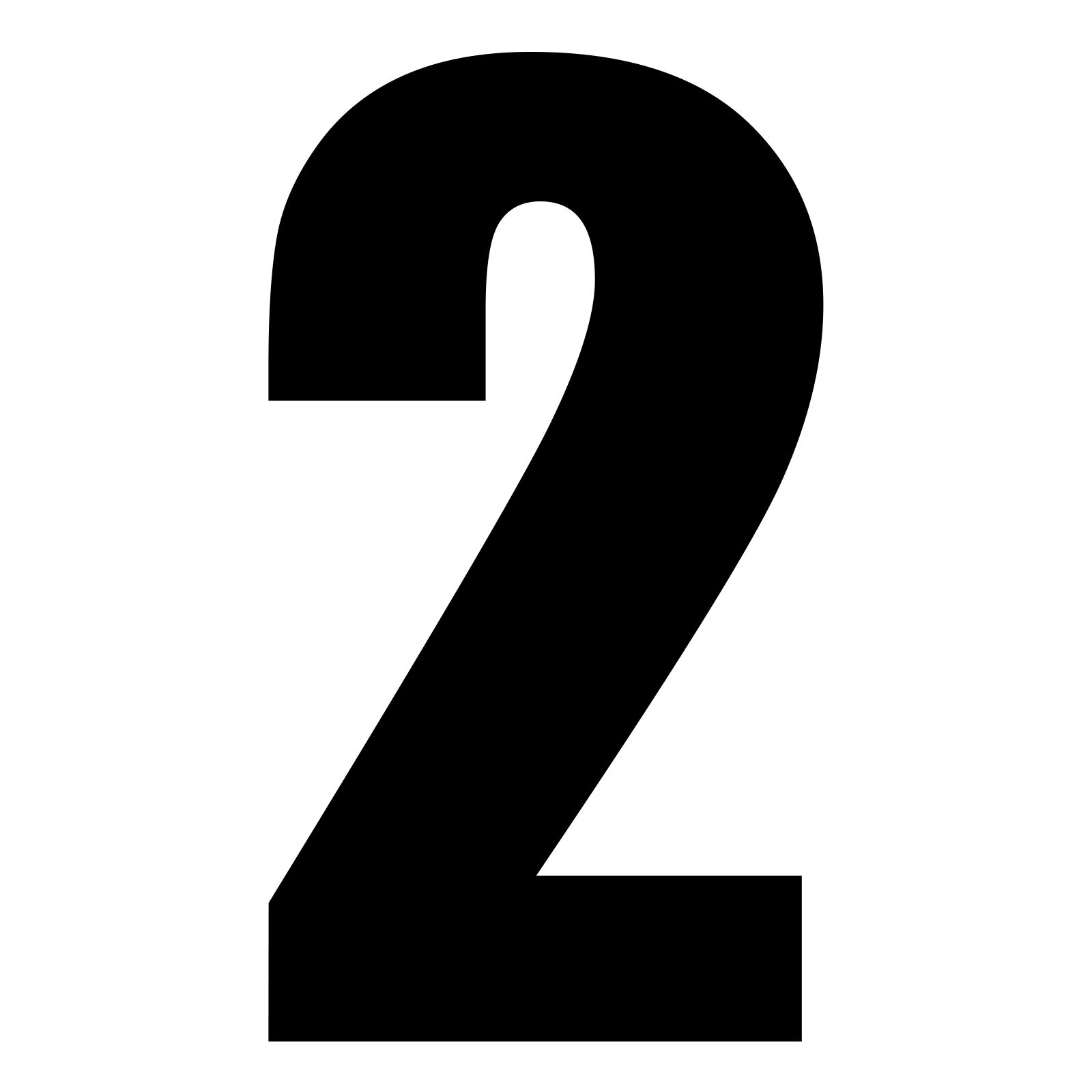 WHITES RACE NUMBER 6in VINYL #2 BLK PKT of 10 - Image 1