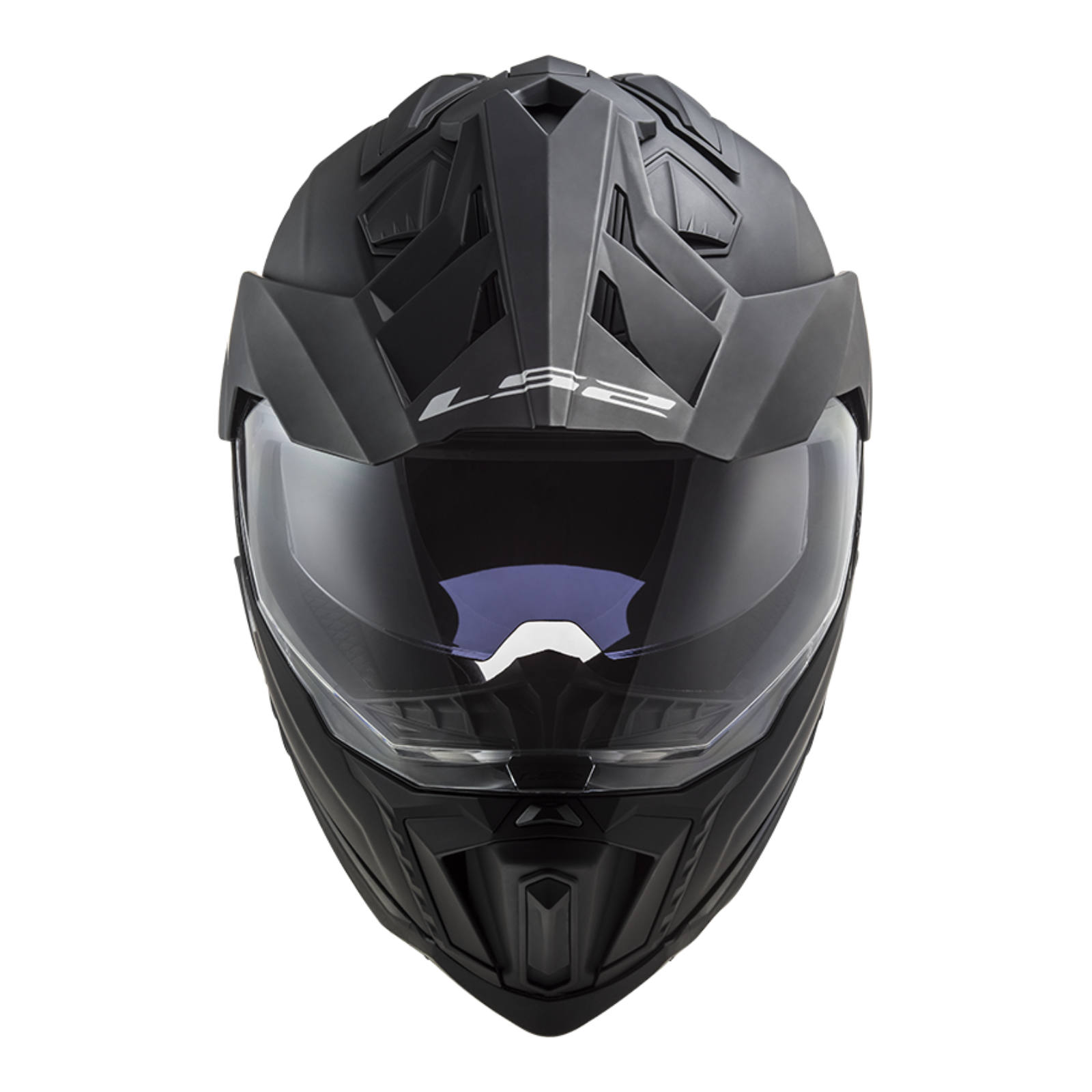 LS2 MX701 Explorer HPFC Adventure Helmet Solid - Matte Black - Image 3
