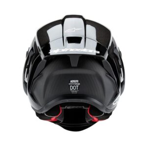 Alpinestars Supertech R10 Helmet Solid Black Carbon Matte/Gloss - Image 7