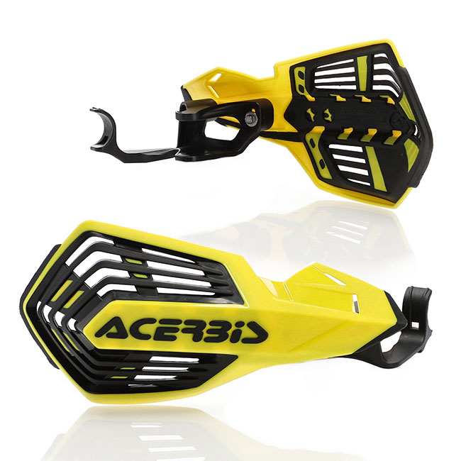 K-Future Handguards Yellow/Black Acerbis