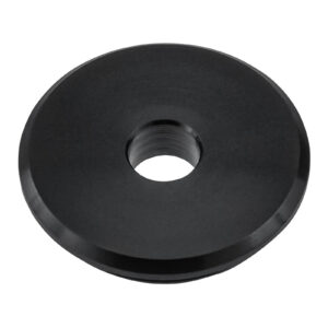 Zeta Aluminium Throttle Tube Replacement End Plug with O-Ring - Black - Image 1