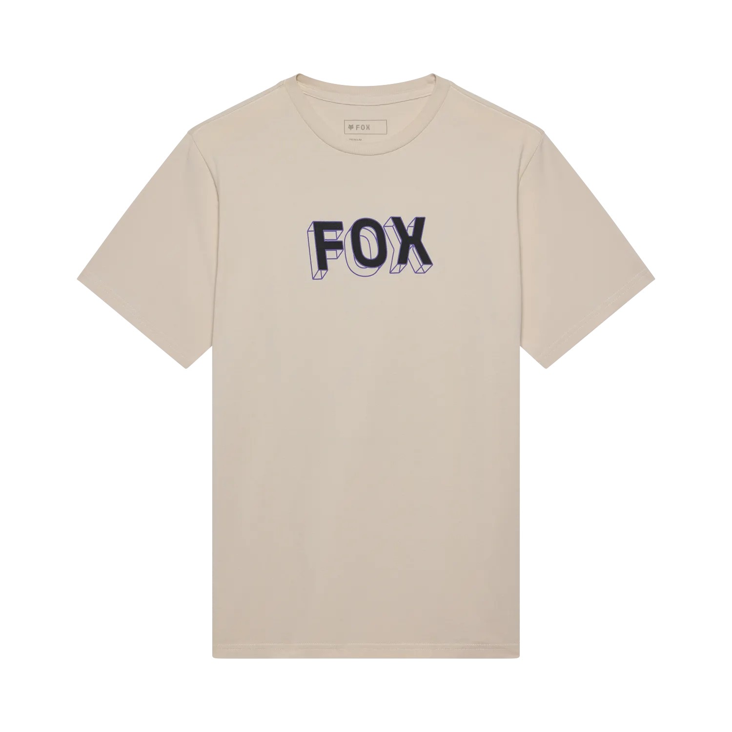 Fox Image Print 195 Original Tee Chalk White - Image 1