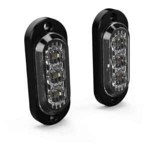 Denali T3 Front Turn Signal / DRL Pods White/Amber - Pair - Image 1