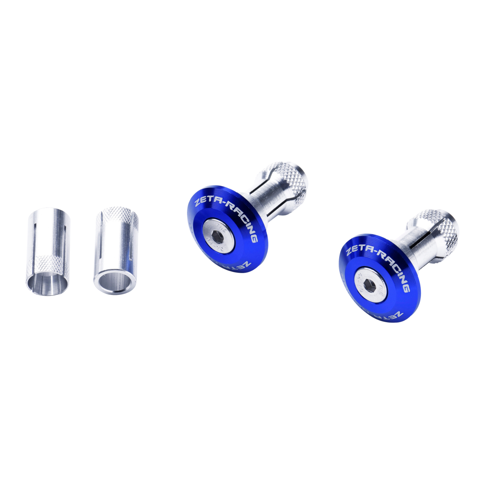 Zeta Bar End Plug 29mm 2pcs - Blue - Image 2