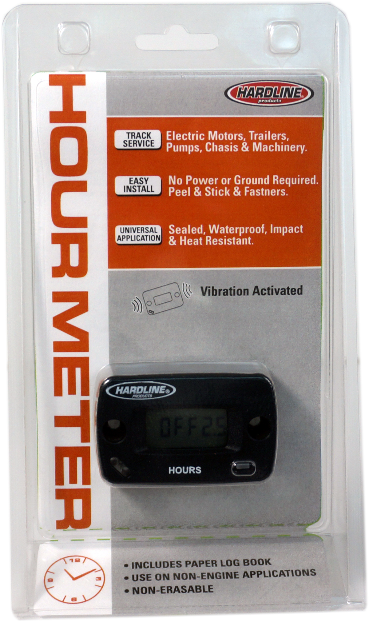 VIBRATION HOUR METER ACTIVATED FOR GENERATORS DIESEL ENGINES TRAILERS AND MORE - Image 1