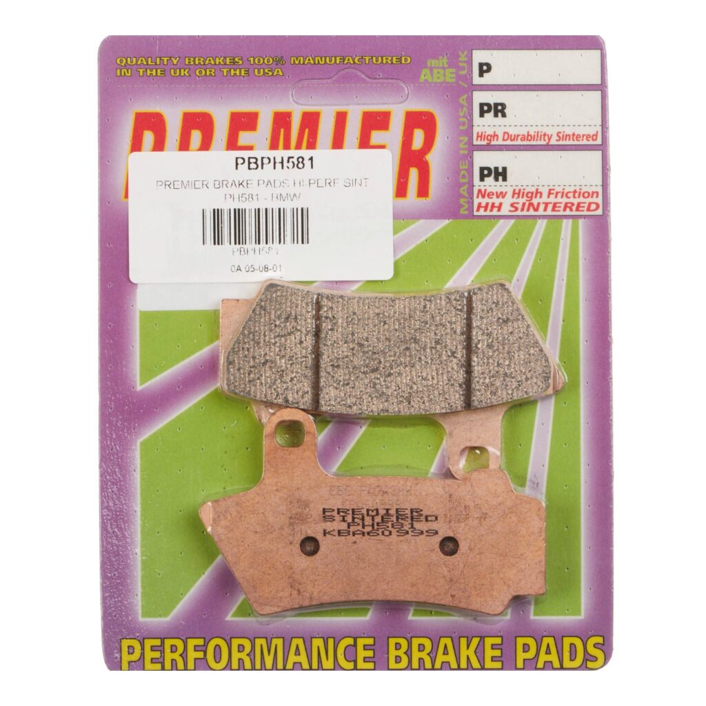 PREMIER BRAKE PADS HI-PERF SINT PH581 - BMW