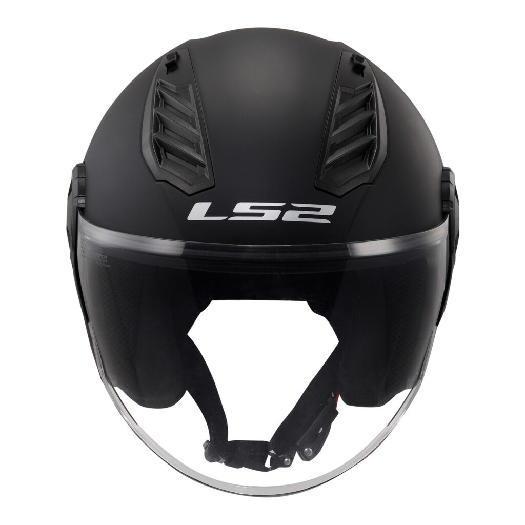 LS2 OF616 Airflow II Open Face Helmet Matte Black