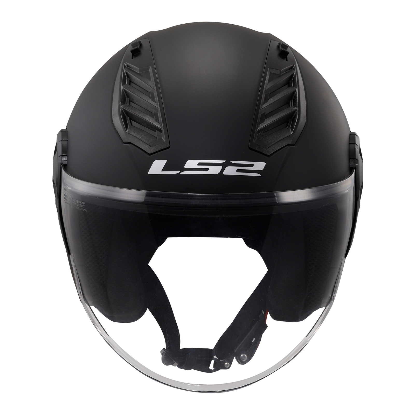 LS2 OF616 Airflow II Open Face Helmet Matte Black - Image 4