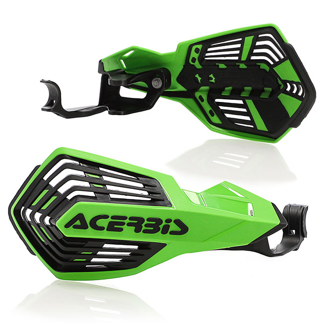 K-Future Handguards Green/Black Acerbis