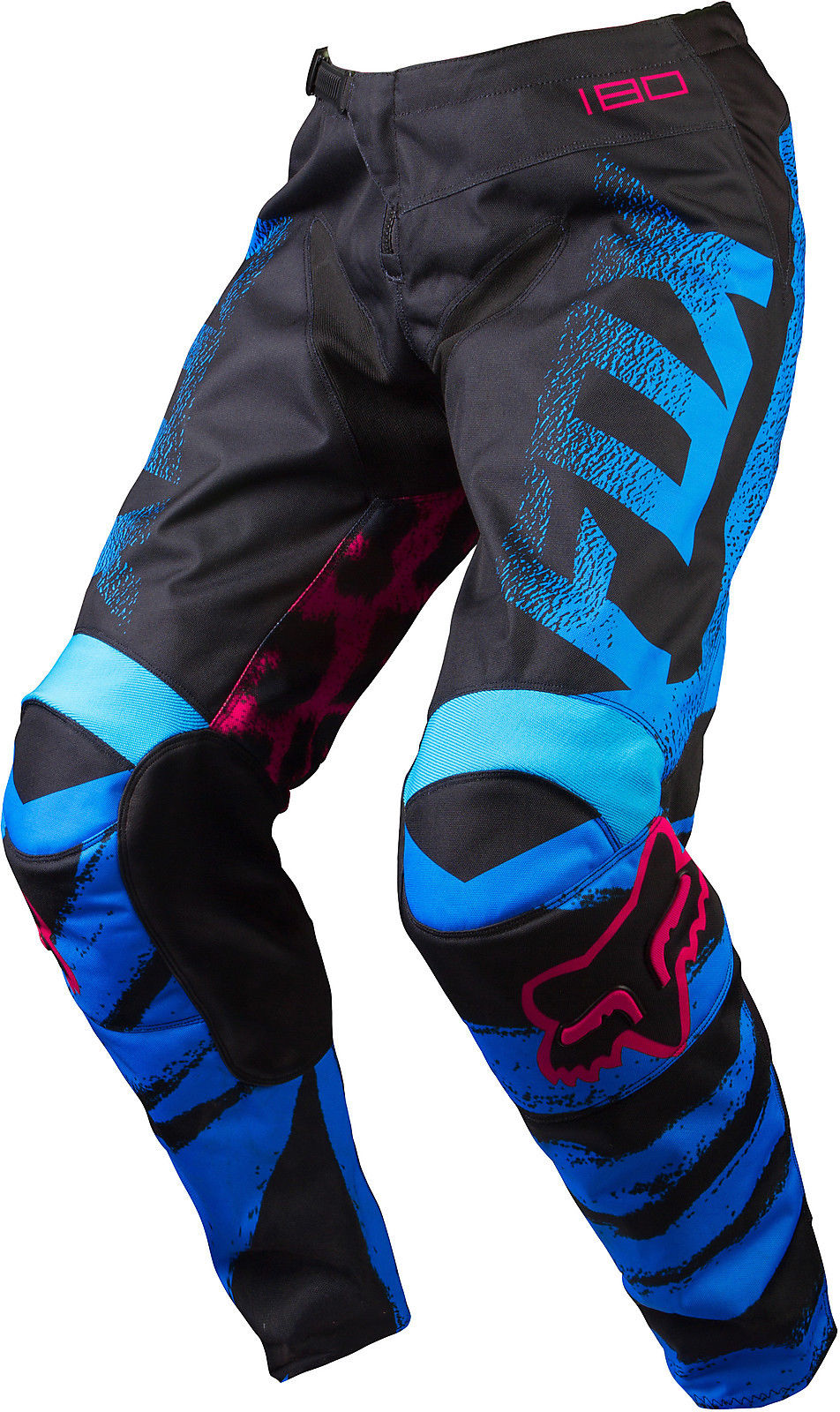 Motocross Pants Fox Ladies 180 Blue/Red - Image 1