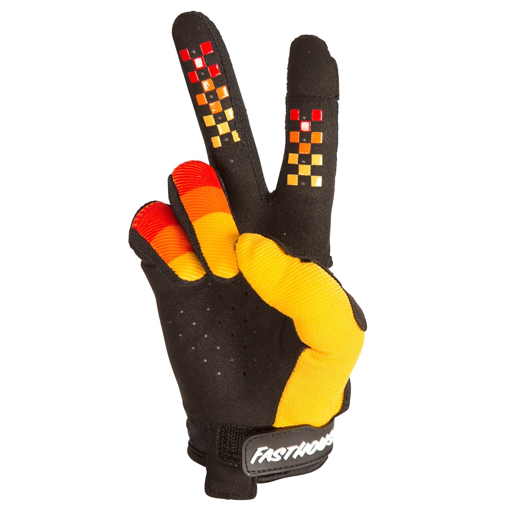 Fasthouse Youth Speed Style Pacer Motocross Glove Black/Yellow