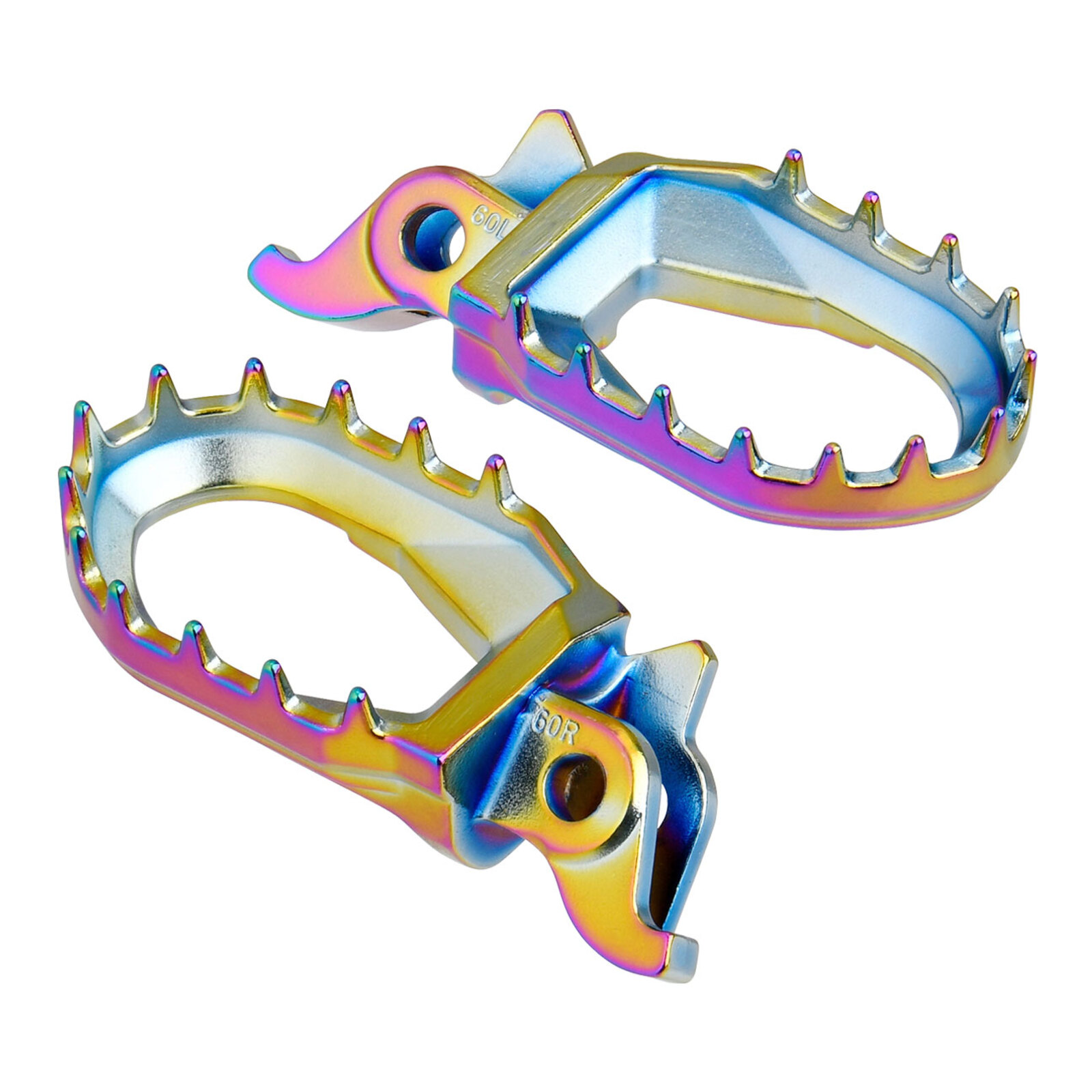 Zeta Max Foot Pegs CRF250R - Oil Slick - Image 1