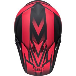 Bell MX-9 MIPS Disrupt Motocross Helmet Matte Black/Red - Image 4