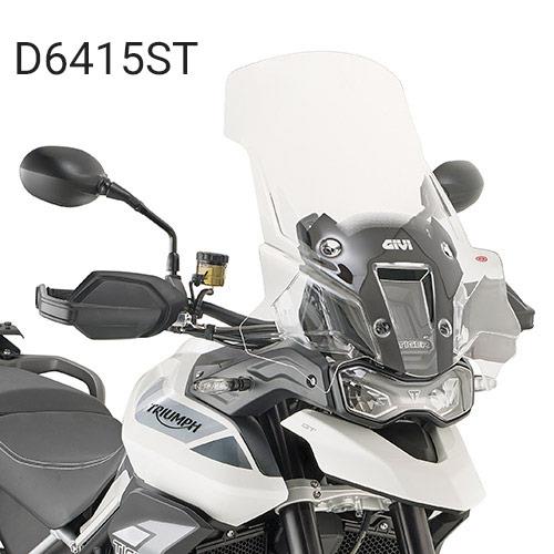 GIVI SCREEN TRIUMPH CLEAR TIGER 900 '20-> 59x42cm (12.5cm TALLER)