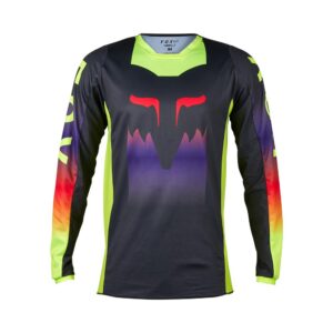 Fox 180 Flora Motocross Jersey Dark Shadows - Image 1