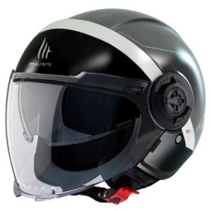 MT Viale SV S Open Face Helmet 68 Unit Matte Grey - Image 2