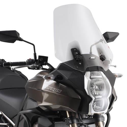 GIVI SCREEN KAWASAKI VERSYS 650 '15-'16/1000 '12-'16 CLEAR 16cm TALLER