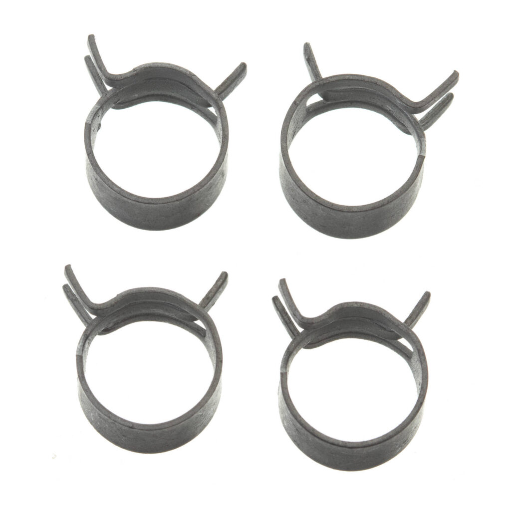 All Balls Racing Fuel Hose Clamp Kit - 11.7mm Band (4 Pack)