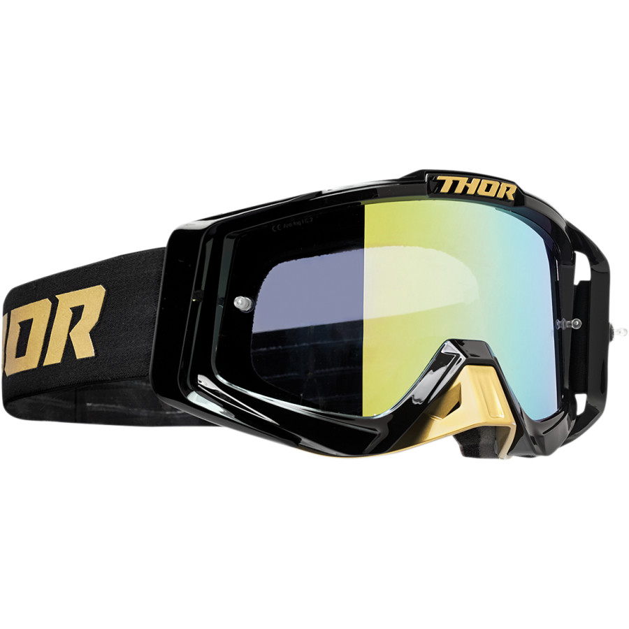Thor Sniper Pro Motocross Goggles Divide Gold Black