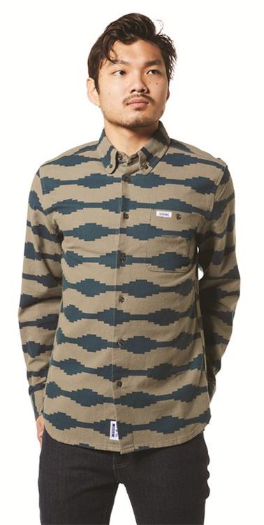 CHAIN GANG LS WOVEN [KHAKI]