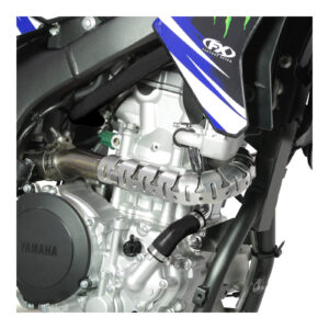 DRC Universal 4-Stroke Exhaust Pipe Guard - Titanium Color - Image 11