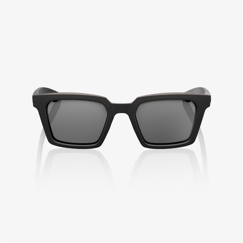 100% Erba Soft Tact Black Sunglasses Smoke Lens