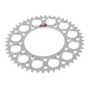 Renthal Sprocket Rear Silver 48T Alloy 7075 T6 Grooved KTM - Image 2