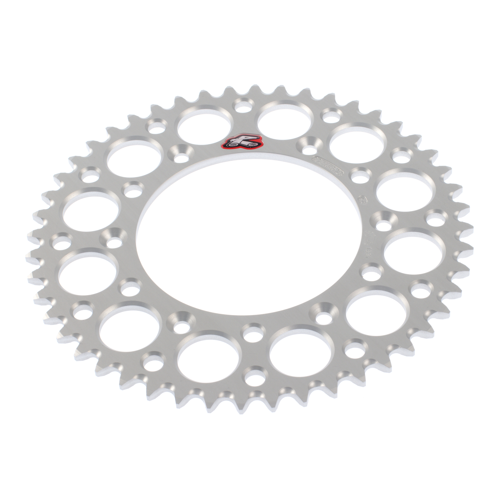 Renthal Sprocket Rear Silver 48T Alloy 7075 T6 Grooved KTM - Image 2