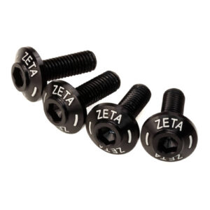 Zeta Screen Bolt Set Black (4pcs) - Image 1