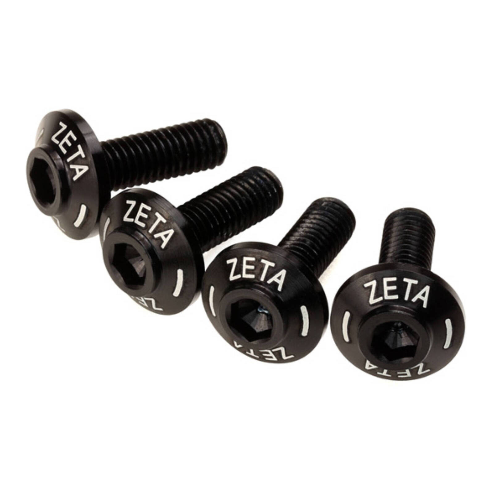 Zeta Screen Bolt Set Black (4pcs) - Image 1