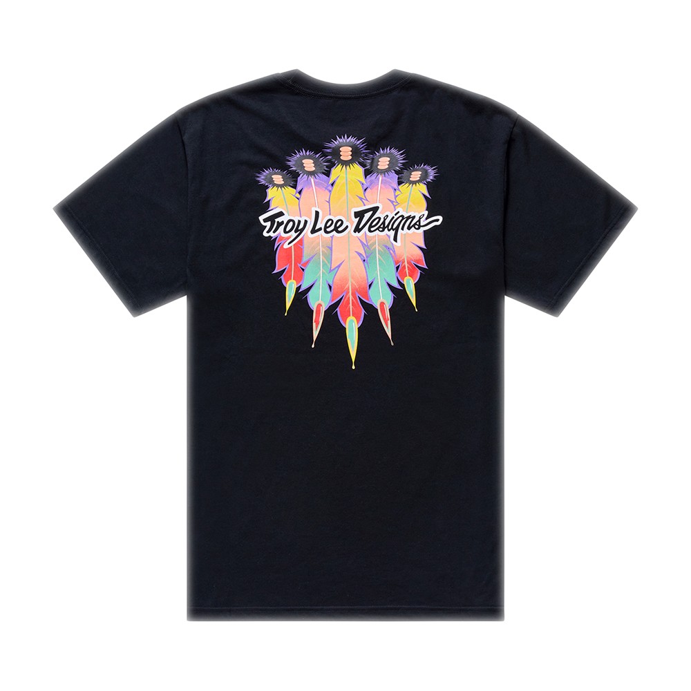 Troy Lee Designs Feather Tee Black/Black