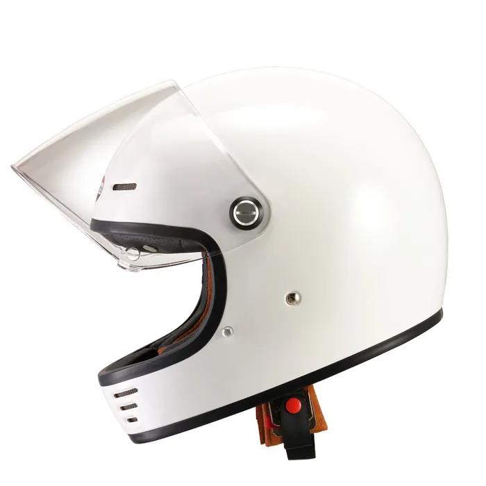 Eldorado E70 Retro Design Road Helmet White