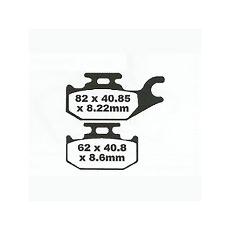 PREMIER BRAKE PADS FULL SINT SUZ LT-A700 XK5-7 Left