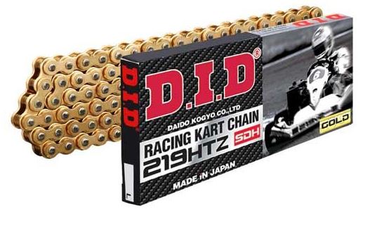 219HTZ x 102 SDH Gold gokart DID Race chain