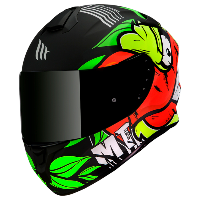 Road Helmet MT Targo Truck Matte Fluro Yellow