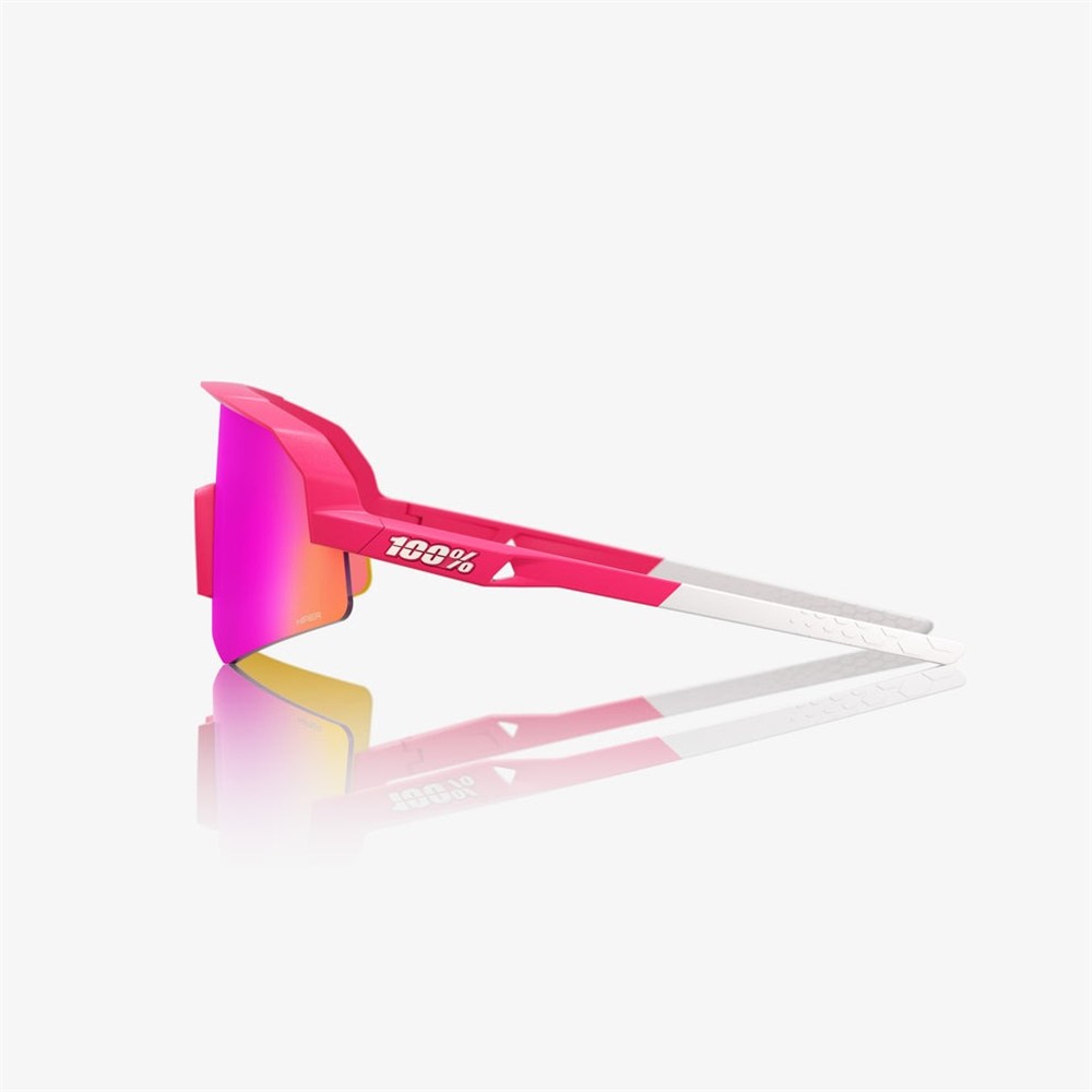 100% Slendale SL Satin Pitaya Sunglasses HiPER Vital Pink Mirror Lens