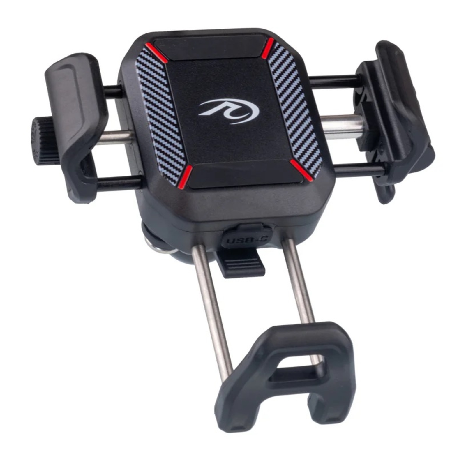 Rocky Creek Motoplug Phone Holder & Charger - Wireless & USB-C - Image 3